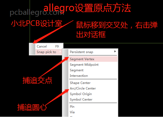allegro PCB设置原点的方法 