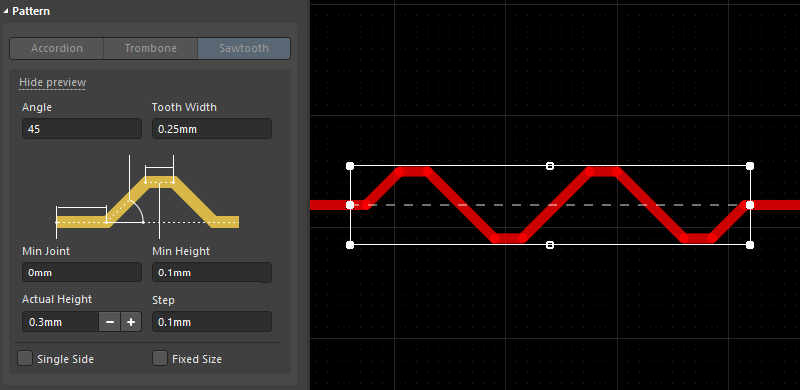 Altium Designer PCB蛇型等长走线的一些技巧，第三节，选择等长调整模式